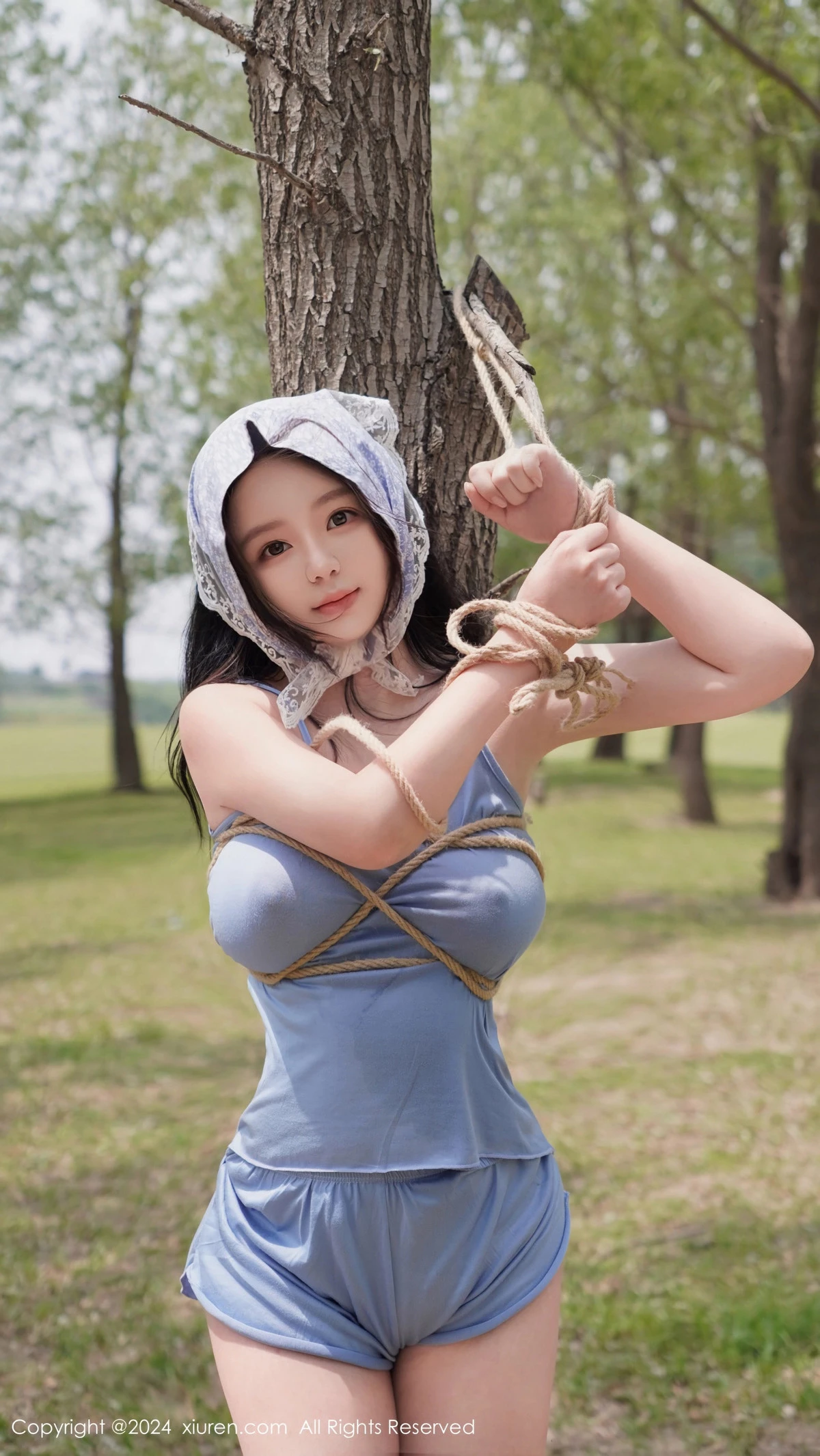 [[XiuRen秀人网]秀人网]No.8777_模特小薯条nienie性感浅红色泳装+浅蓝色吊带秀曼妙身姿诱惑写真73P