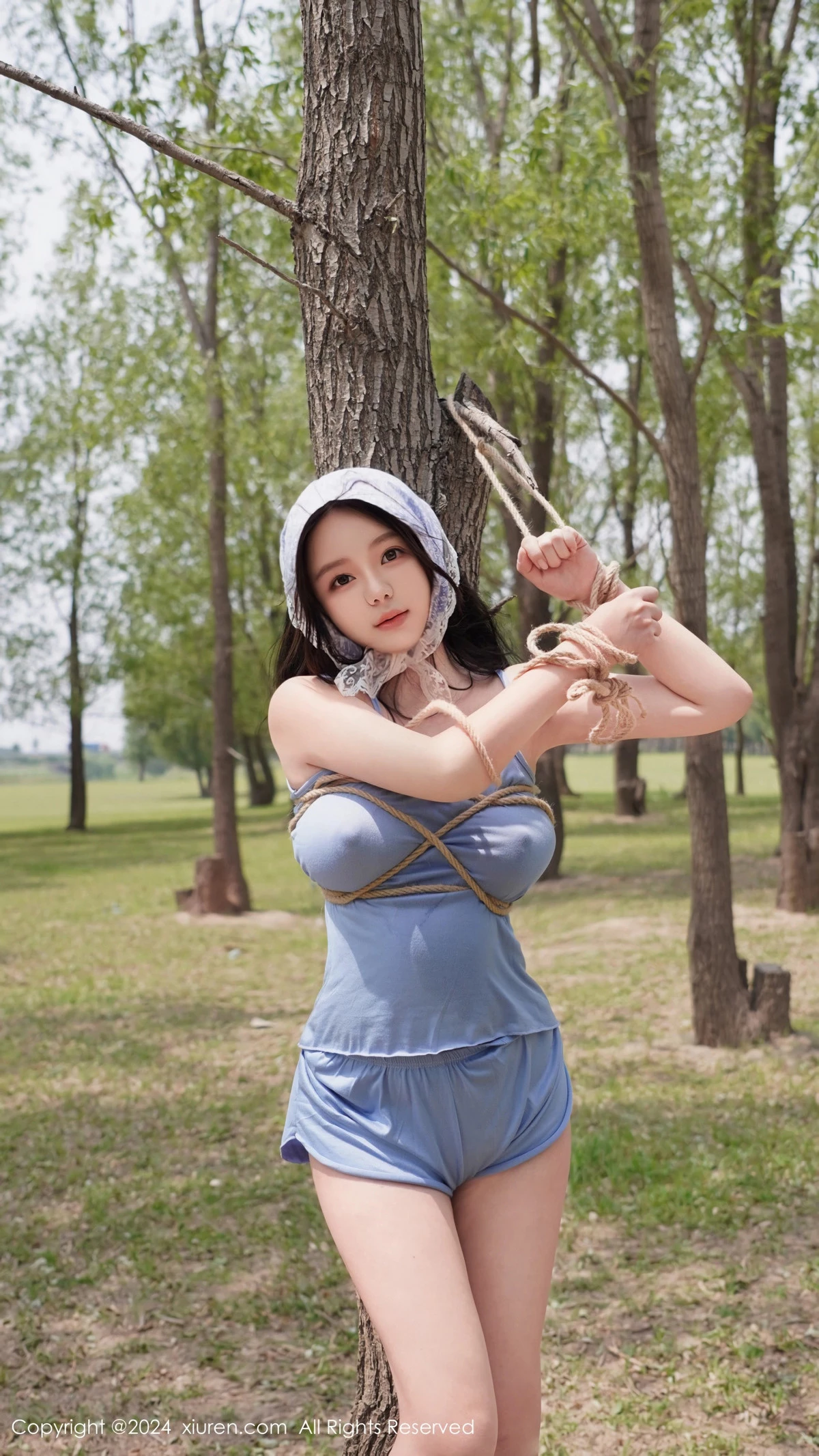 [[XiuRen秀人网]秀人网]No.8777_模特小薯条nienie性感浅红色泳装+浅蓝色吊带秀曼妙身姿诱惑写真73P