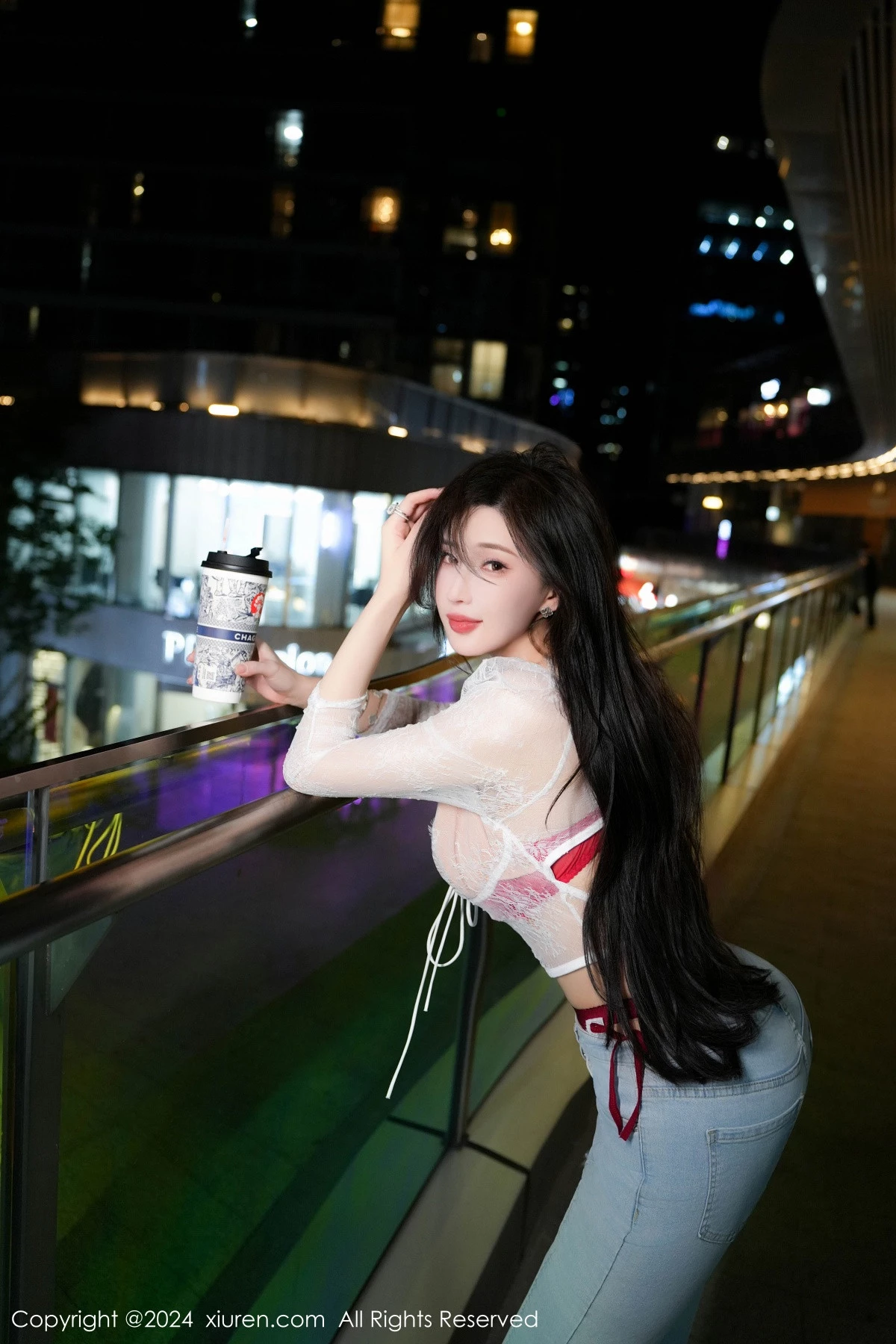 [[XiuRen秀人网]秀人网]No.8846_女神Carol周妍希X性感红色内衣配黑丝吊袜秀完美身材诱惑写真58P