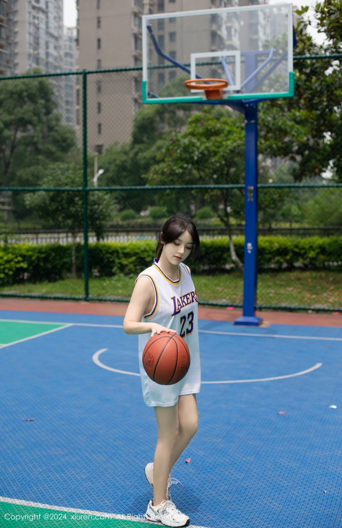 [[XiuRen秀人网]秀人网]No.8744_模特合集女神豆瓣酱蓝球场景互动性感黑色情趣内衣惹火诱惑写真83P