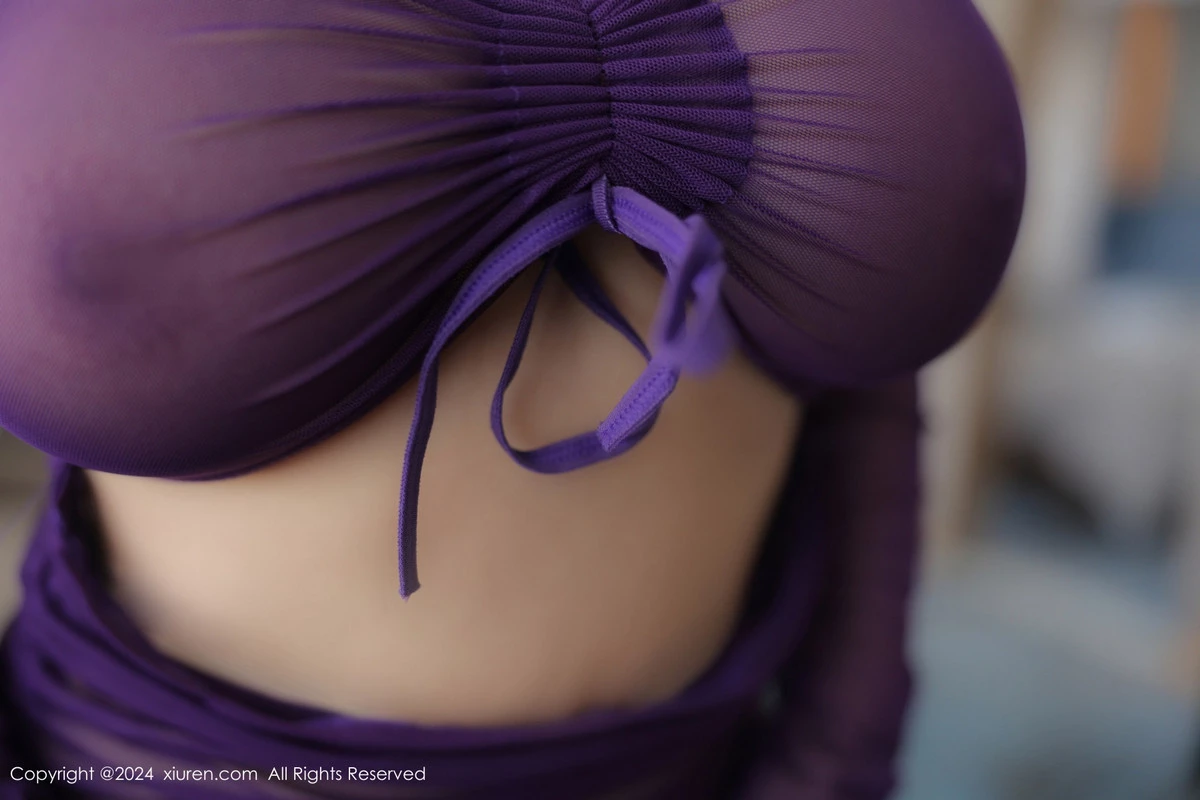 [[XiuRen秀人网]秀人网]No.8992_模特娜娜子yy性感紫色情趣服饰配超薄肉丝秀丰乳肥臀诱惑写真83P