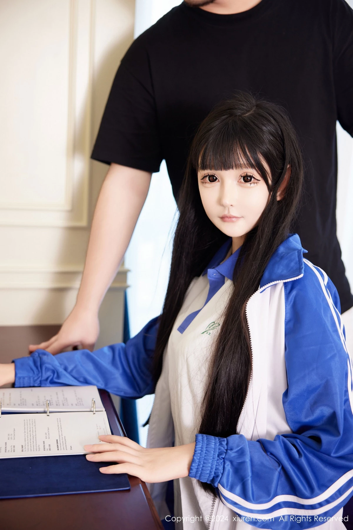 [[XiuRen秀人网]秀人网]No.9000_新人模特智恩baby性感学生制服露白色内衣秀丰腴身姿诱惑写真66P