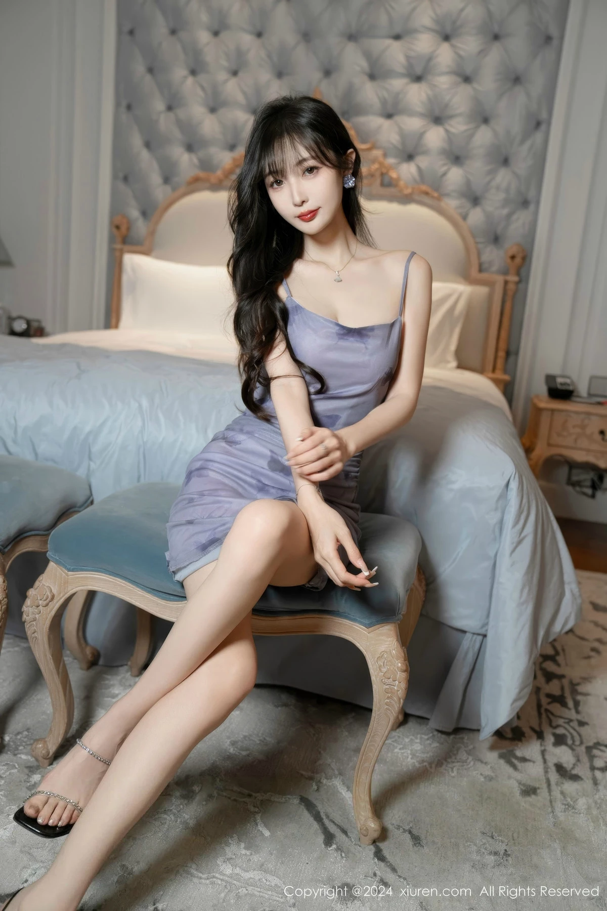 [[XiuRen秀人网]秀人网]No.8915_模特林星阑性感黑色连衣短裙+黑色高叉连体衣配黑丝袜诱惑写真84P