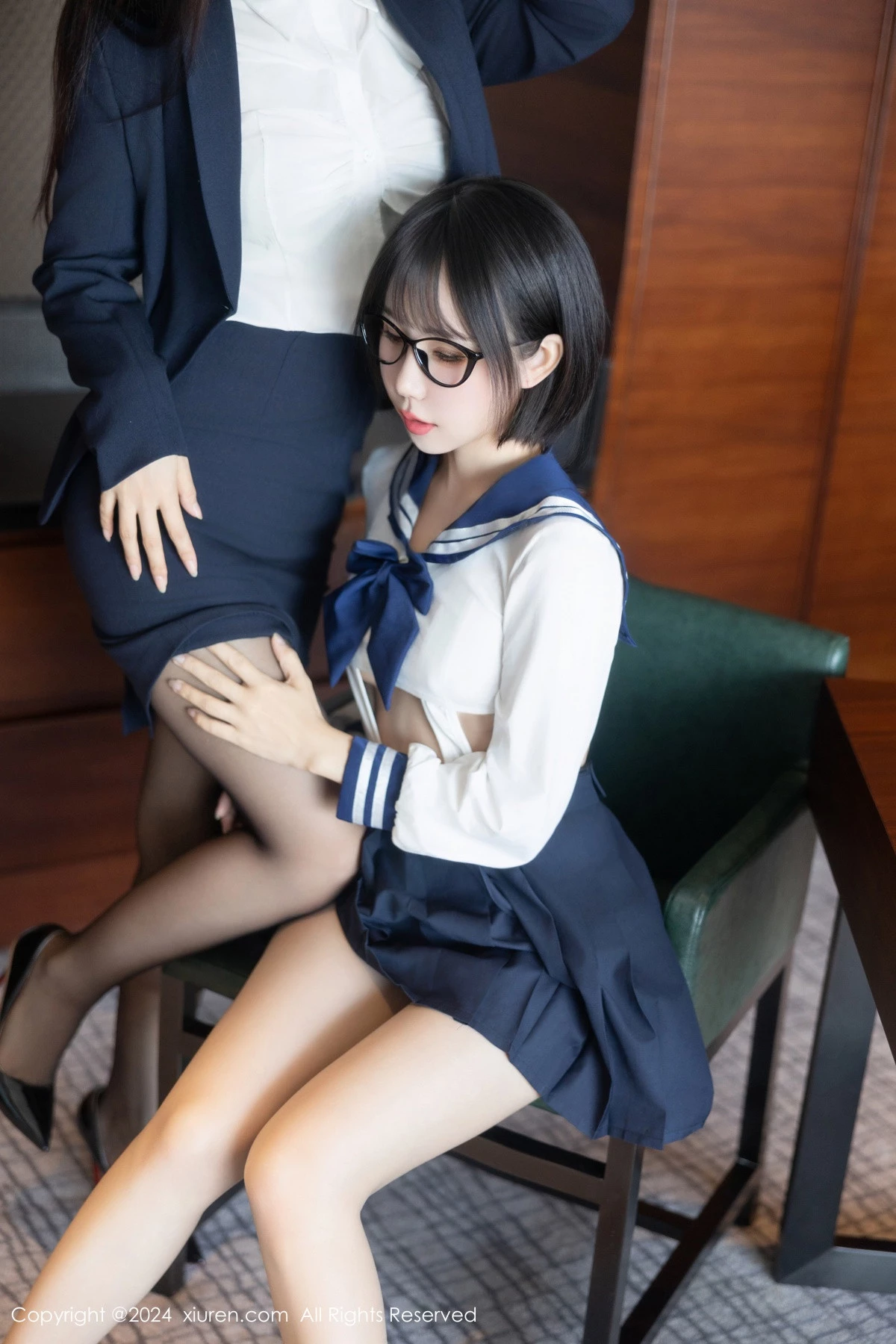 [[XiuRen秀人网]秀人网]No.9065_模特合集小蛮妖Yummy私房性感姐妹花超薄黑丝秀美腿诱惑写真89P