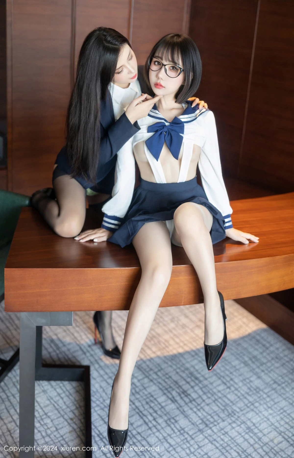 [[XiuRen秀人网]秀人网]No.9065_模特合集小蛮妖Yummy私房性感姐妹花超薄黑丝秀美腿诱惑写真89P