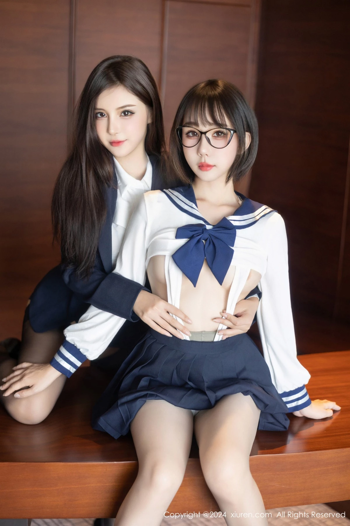 [[XiuRen秀人网]秀人网]No.9065_模特合集小蛮妖Yummy私房性感姐妹花超薄黑丝秀美腿诱惑写真89P