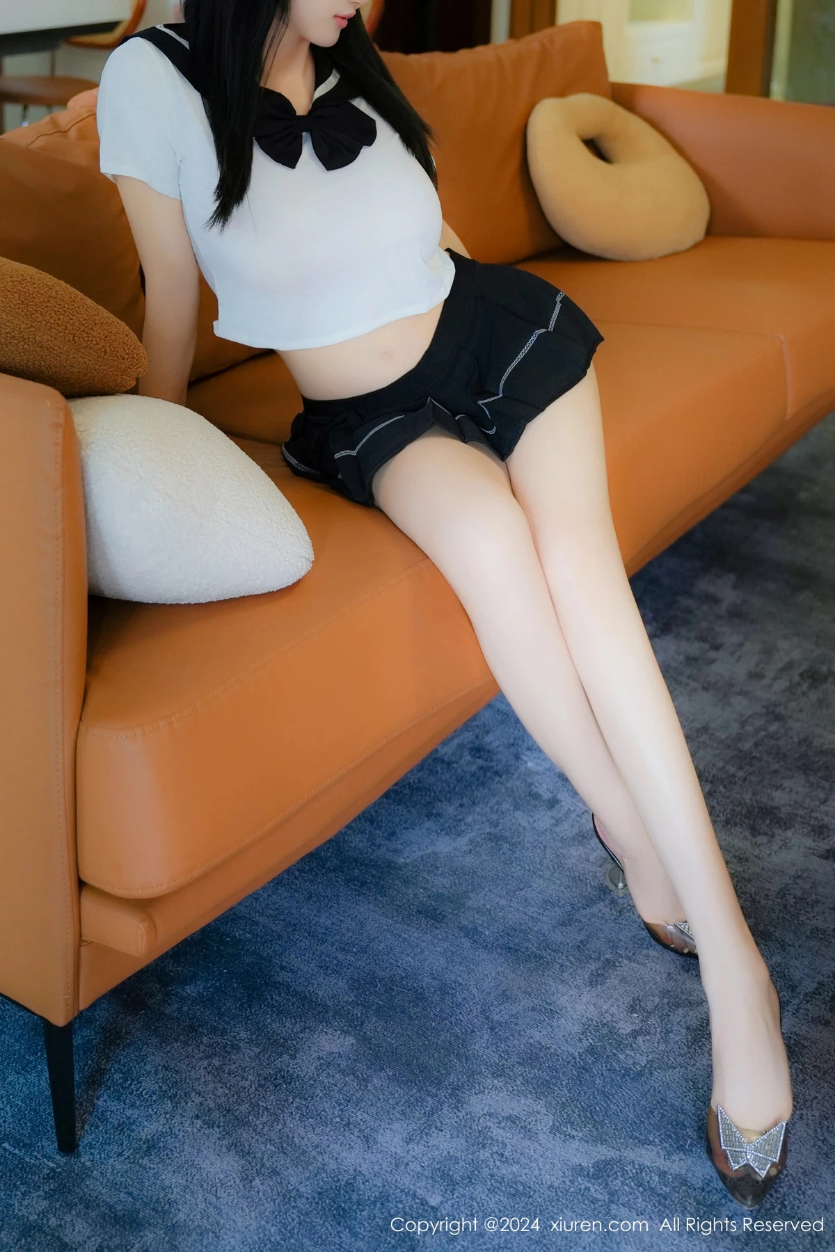 [[XiuRen秀人网]秀人网]No.9090_新人模特于诺诺ise性感白色T恤配丁字裤秀惹火身材撩人诱惑写真60P