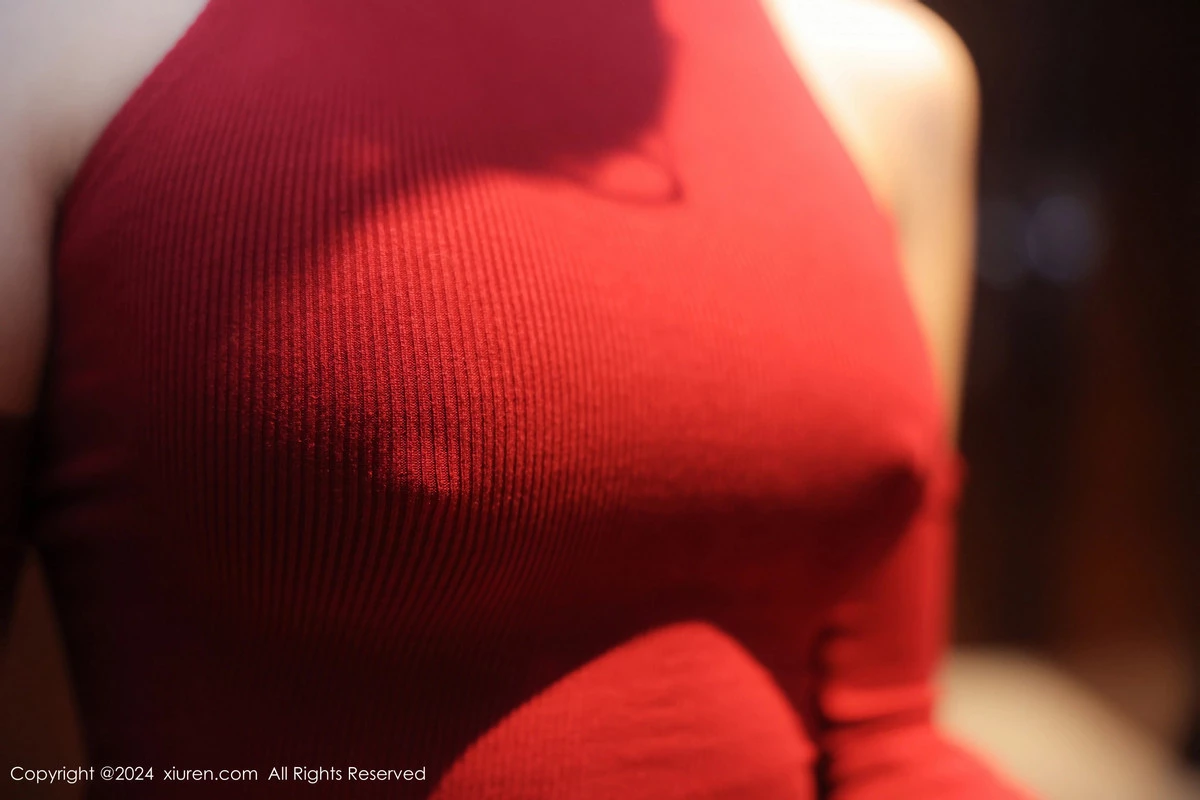 [[XiuRen秀人网]秀人网]No.9096_模特波巧酱性感红色连衣短裙配开档黑丝秀曼妙身姿惹火诱惑写真85P