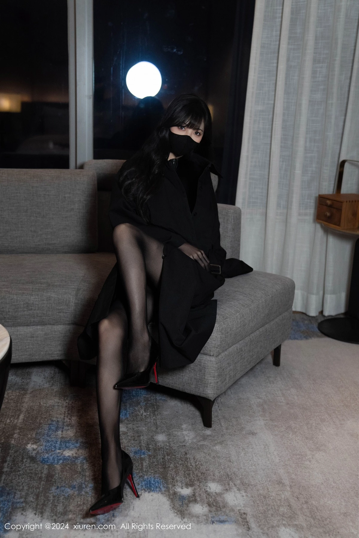 [[XiuRen秀人网]秀人网]No.9109_模特林星阑性感黑色高叉连体衣配超薄黑丝秀曼妙身姿诱惑写真86P