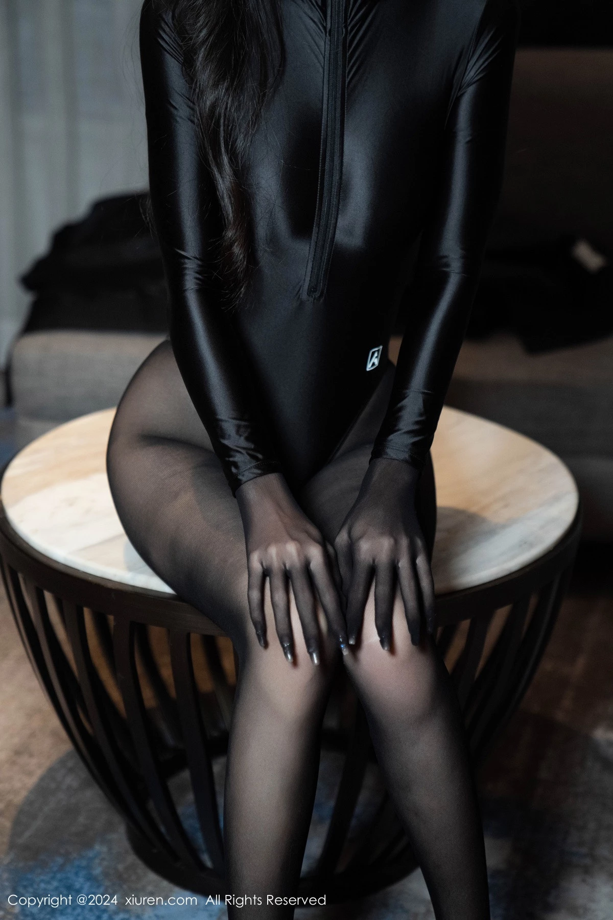 [[XiuRen秀人网]秀人网]No.9109_模特林星阑性感黑色高叉连体衣配超薄黑丝秀曼妙身姿诱惑写真86P