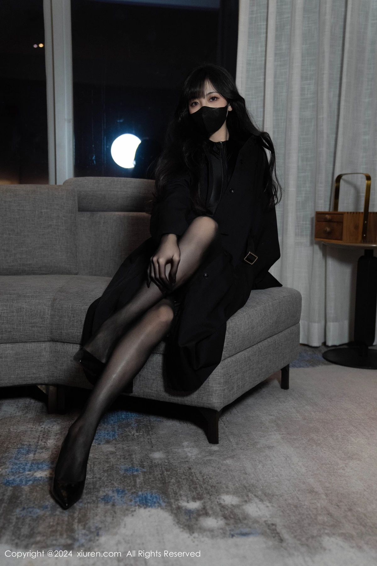 [[XiuRen秀人网]秀人网]No.9109_模特林星阑性感黑色高叉连体衣配超薄黑丝秀曼妙身姿诱惑写真86P