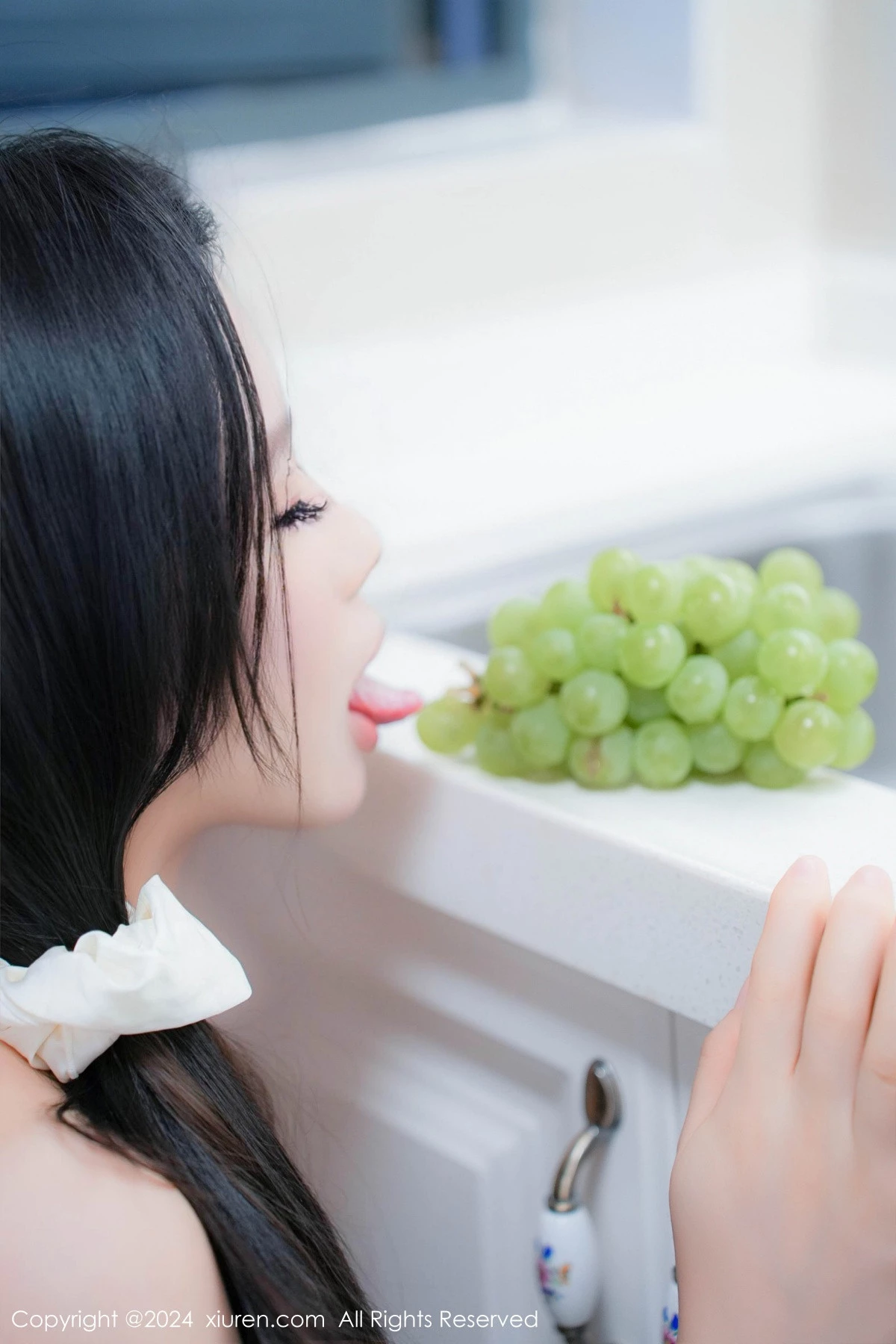 [[XiuRen秀人网]秀人网]No.9031_新人模特于诺诺ise性感白色网纱轻透服饰配白丝袜秀美腿诱惑写真89P