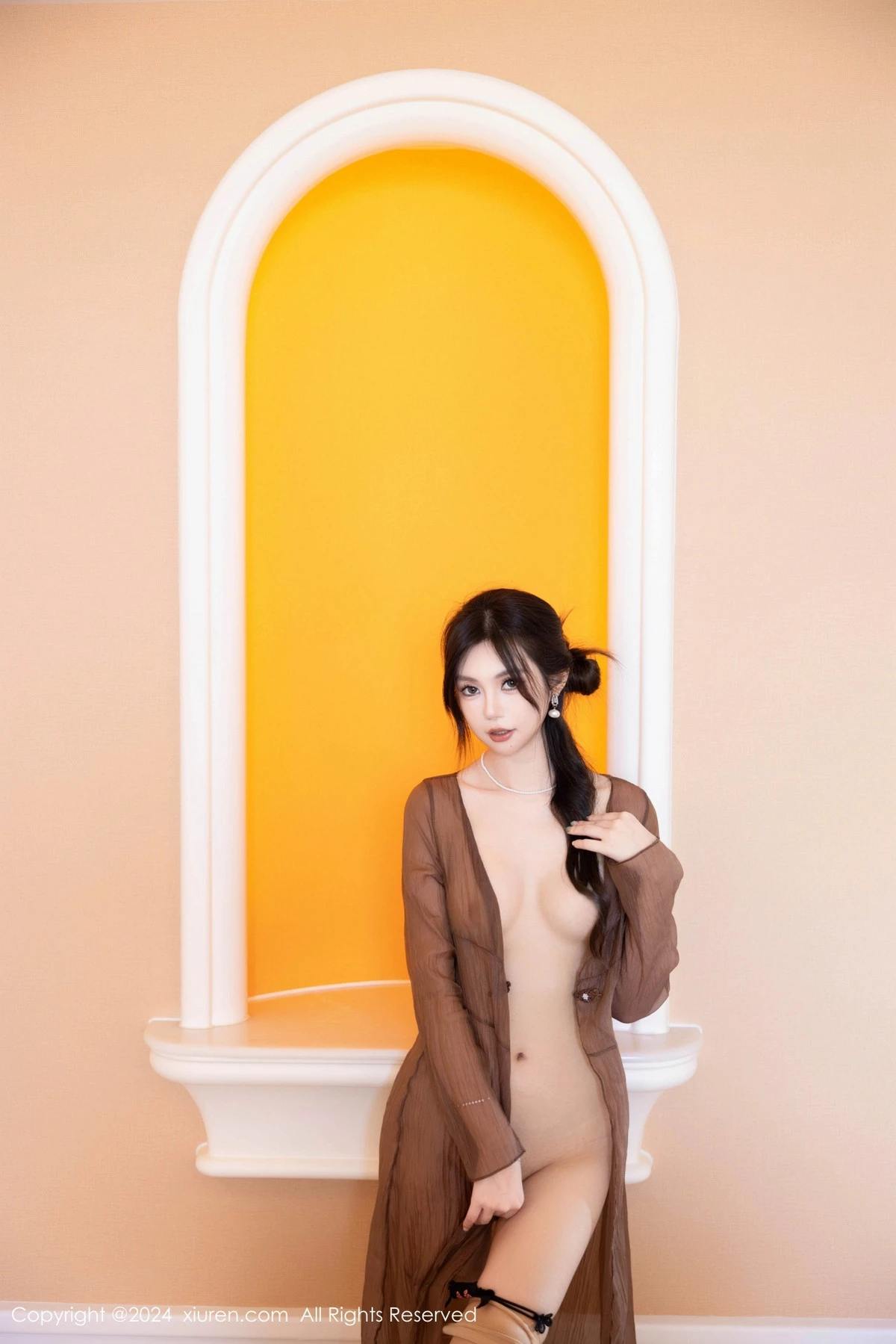 [[XiuRen秀人网]秀人网]No.9161_模特绮里嘉ula性感带图案短裙配闪亮肉丝秀曼妙身姿诱惑写真89P