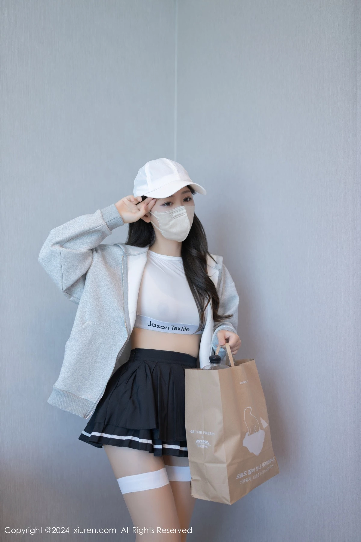 [[XiuRen秀人网]秀人网]No.9196_模特唐安琪性感灰色外套露白内衣配超薄肉丝秀曼妙身姿诱惑写真87P