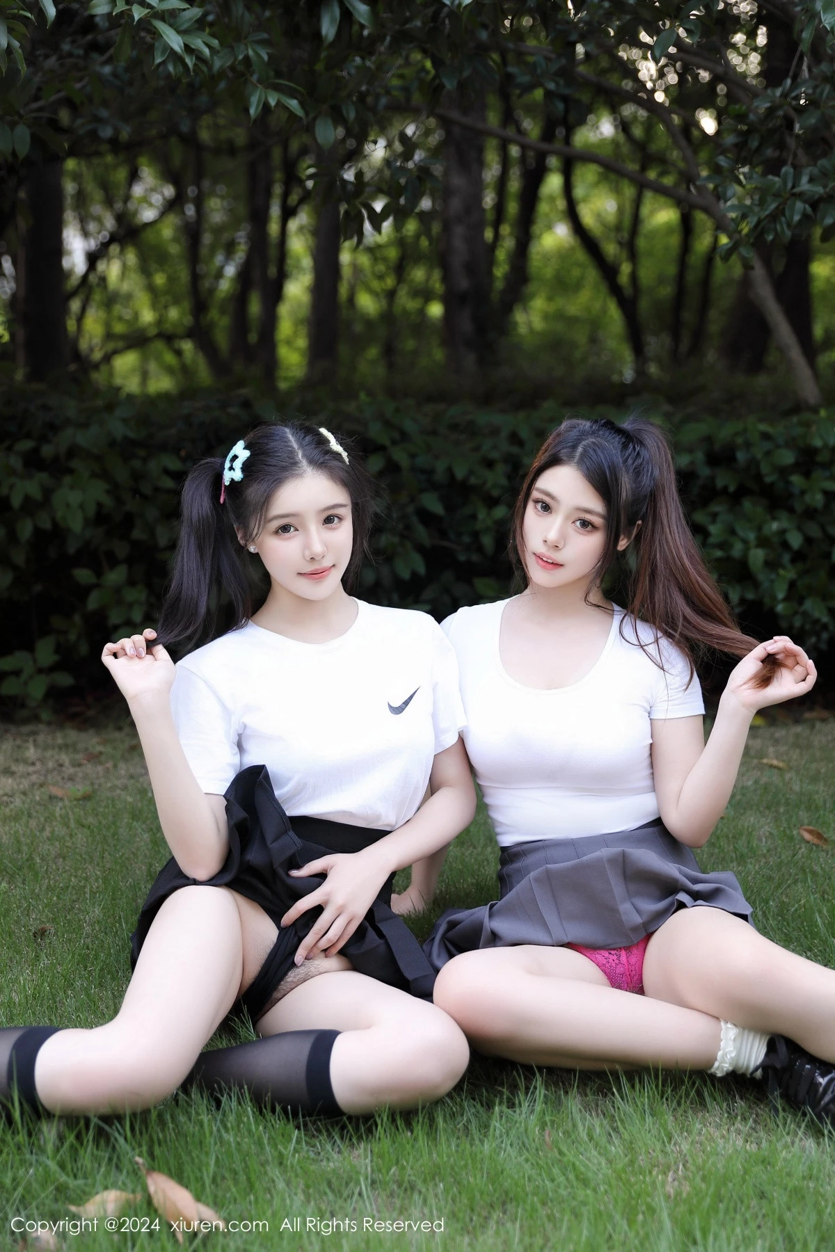 [[XiuRen秀人网]秀人网]No.9230_模特合集女神袁圆性感姐妹花脱JK制服秀完美身材惹火诱惑写真80P