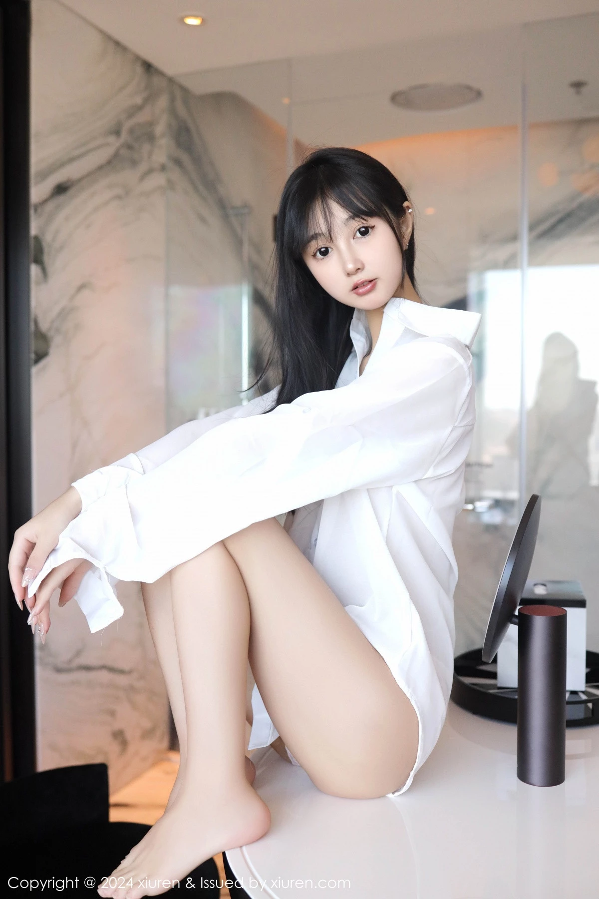 [[XiuRen秀人网]秀人网]No.9251_新人模特林好好私房浴室性感白色衬衣半脱秀曼妙身姿诱惑写真67P