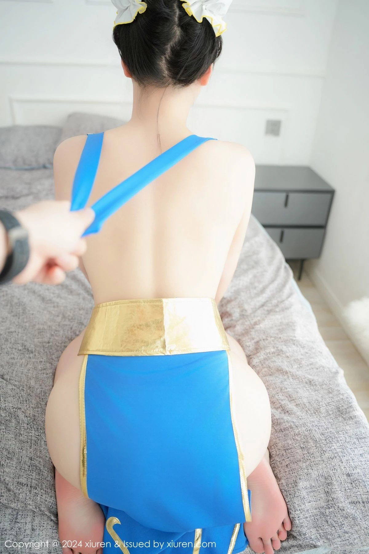 [[XiuRen秀人网]秀人网]No.9252_模特雅茹老师性感蓝色COSPLAY服饰秀白嫩柔美身姿诱惑写真61P