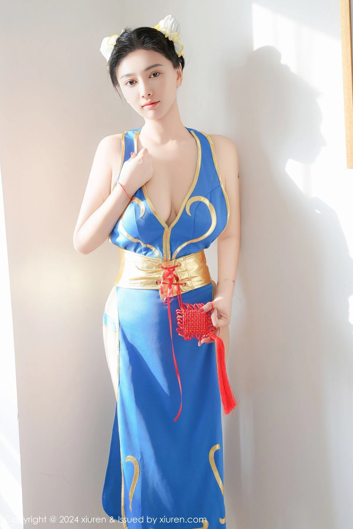 [[XiuRen秀人网]秀人网]No.9252_模特雅茹老师性感蓝色COSPLAY服饰秀白嫩柔美身姿诱惑写真61P