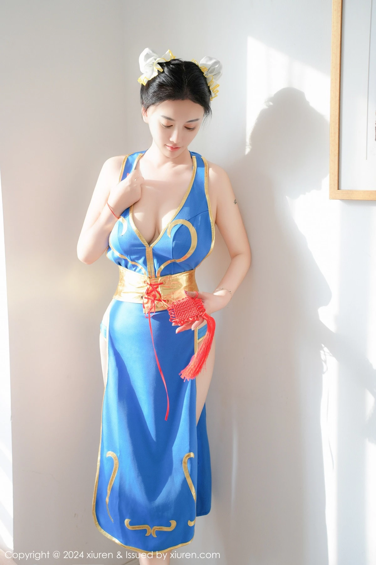 [[XiuRen秀人网]秀人网]No.9252_模特雅茹老师性感蓝色COSPLAY服饰秀白嫩柔美身姿诱惑写真61P