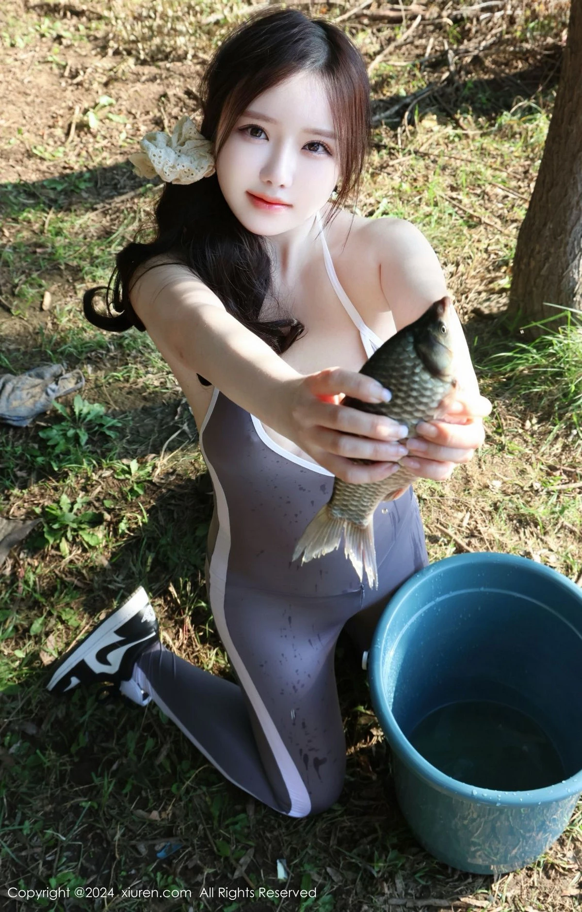 [[XiuRen秀人网]秀人网]No.9311_模特小薯条nienie晨跑主题性感灰色运动服饰秀完美身材诱惑写真92P