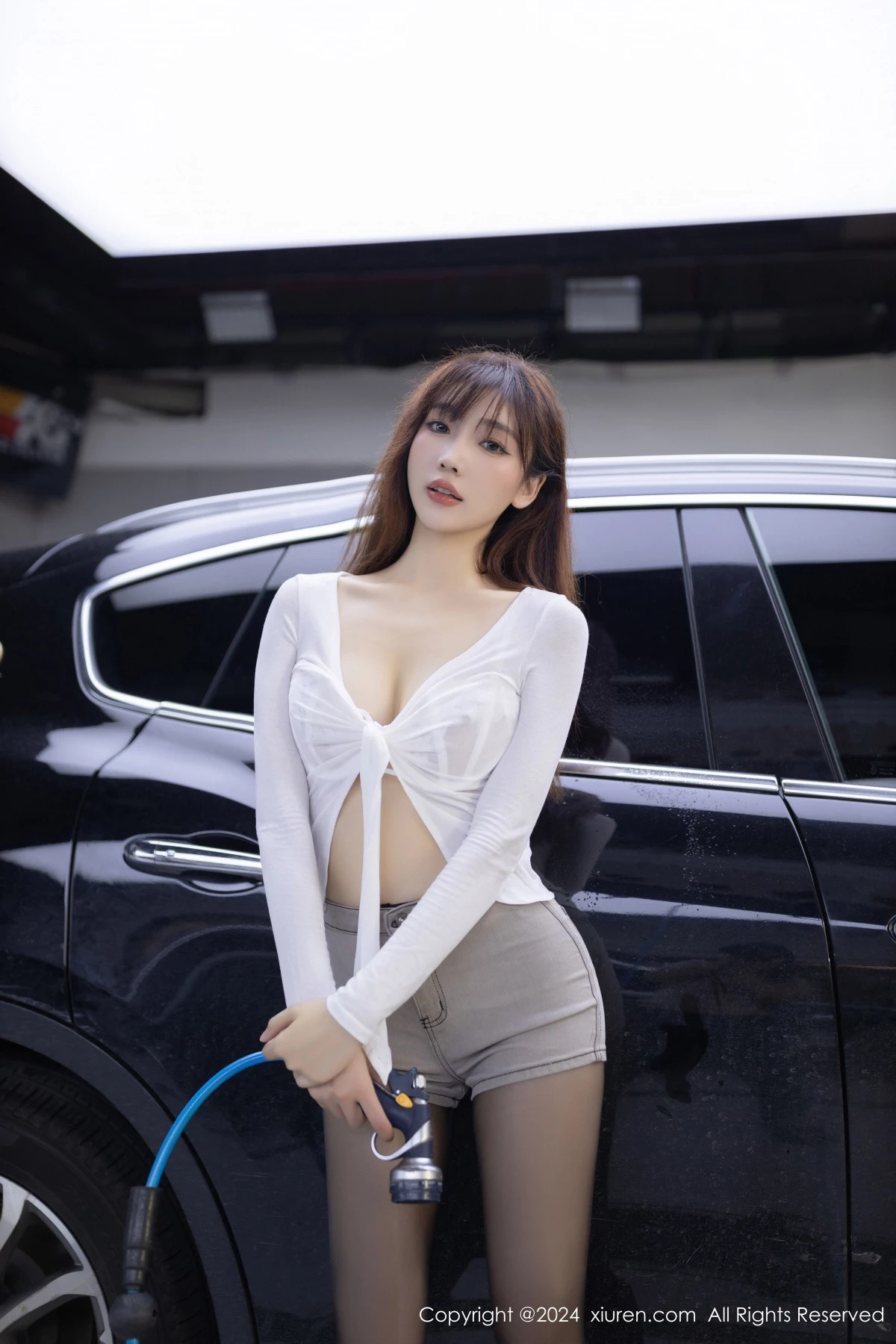 [[XiuRen秀人网]秀人网]No.9181_模特陆萱萱性感白色情趣内衣配超薄黑丝秀曼妙身姿撩人诱惑写真80P