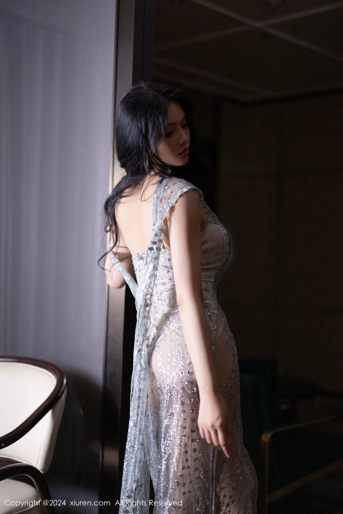 [[XiuRen秀人网]秀人网]No.9180_模特娜比浴室性感肉色连衣裙露黑色蕾丝内衣秀凹凸身材诱惑写真83P