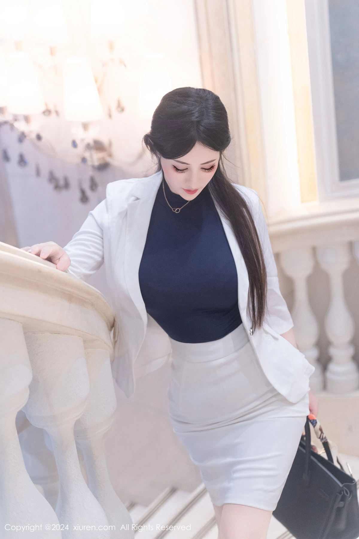 [[XiuRen秀人网]秀人网]No.9319_模特诗诗kiki酒店剧情性感白衬衫配超薄肉丝秀曼妙身姿诱惑写真98P