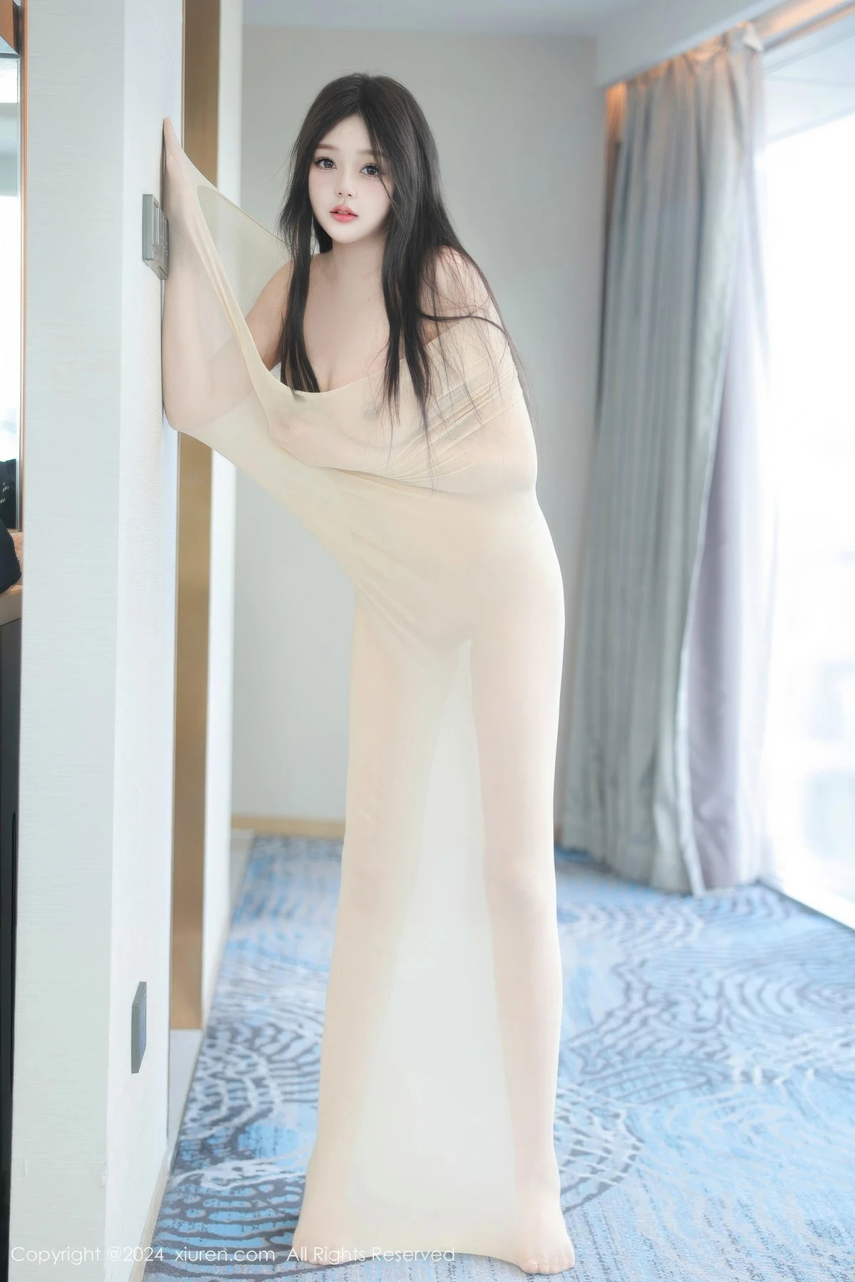 [[XiuRen秀人网]秀人网]No.9337_模特柚柚小奶瓶私房性感肉色连体丝袜真空秀凹凸身材诱惑写真72P