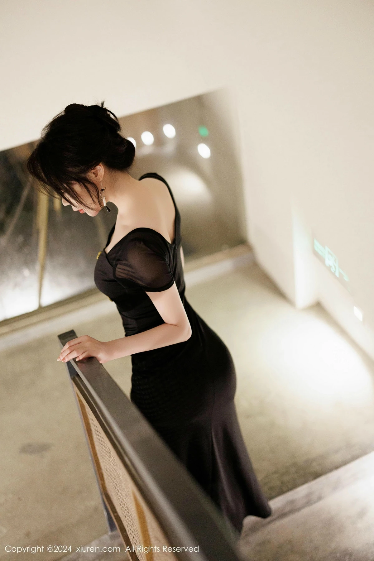 [[XiuRen秀人网]秀人网]No.9526_模特梦心玥性感黑色连衣裙+白色情趣服饰秀高挑曼妙身姿诱惑写真86P
