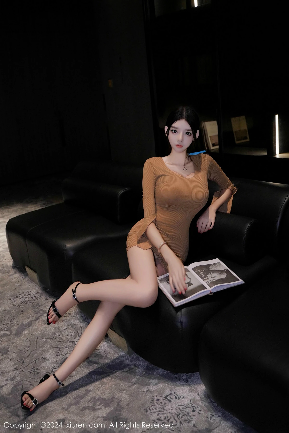 [[XiuRen秀人网]秀人网]No.9544_模特果茶姐姐私房性感红黑搭配情趣内衣秀曼妙身姿撩人诱惑写真64P