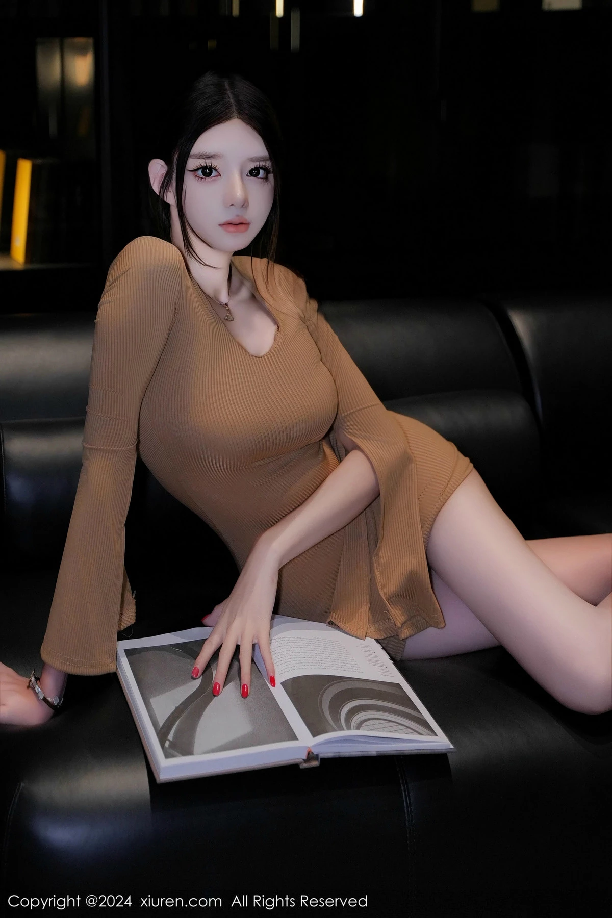 [[XiuRen秀人网]秀人网]No.9544_模特果茶姐姐私房性感红黑搭配情趣内衣秀曼妙身姿撩人诱惑写真64P