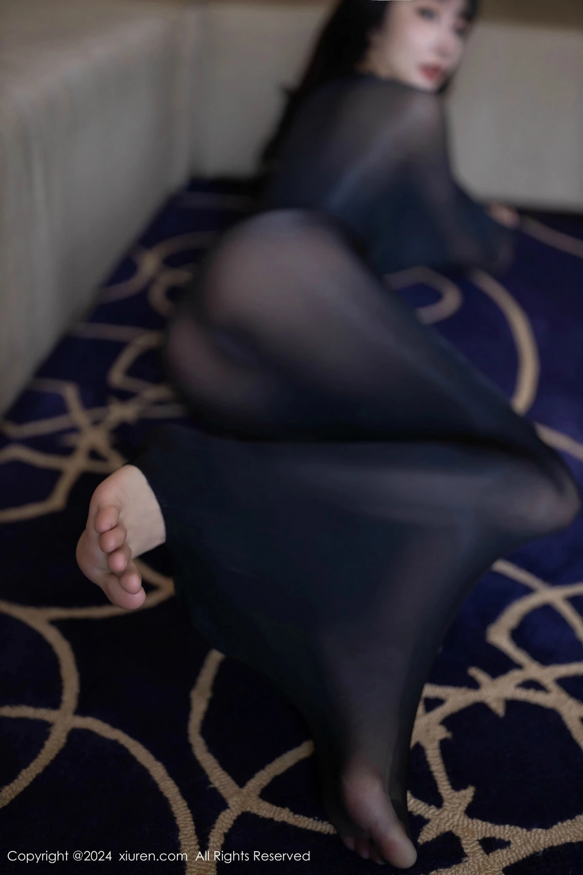 [[XiuRen秀人网]秀人网]No.9590_模特陆萱萱私房性感黑色连体丝袜秀曼妙身姿翘臀美腿诱惑写真81P