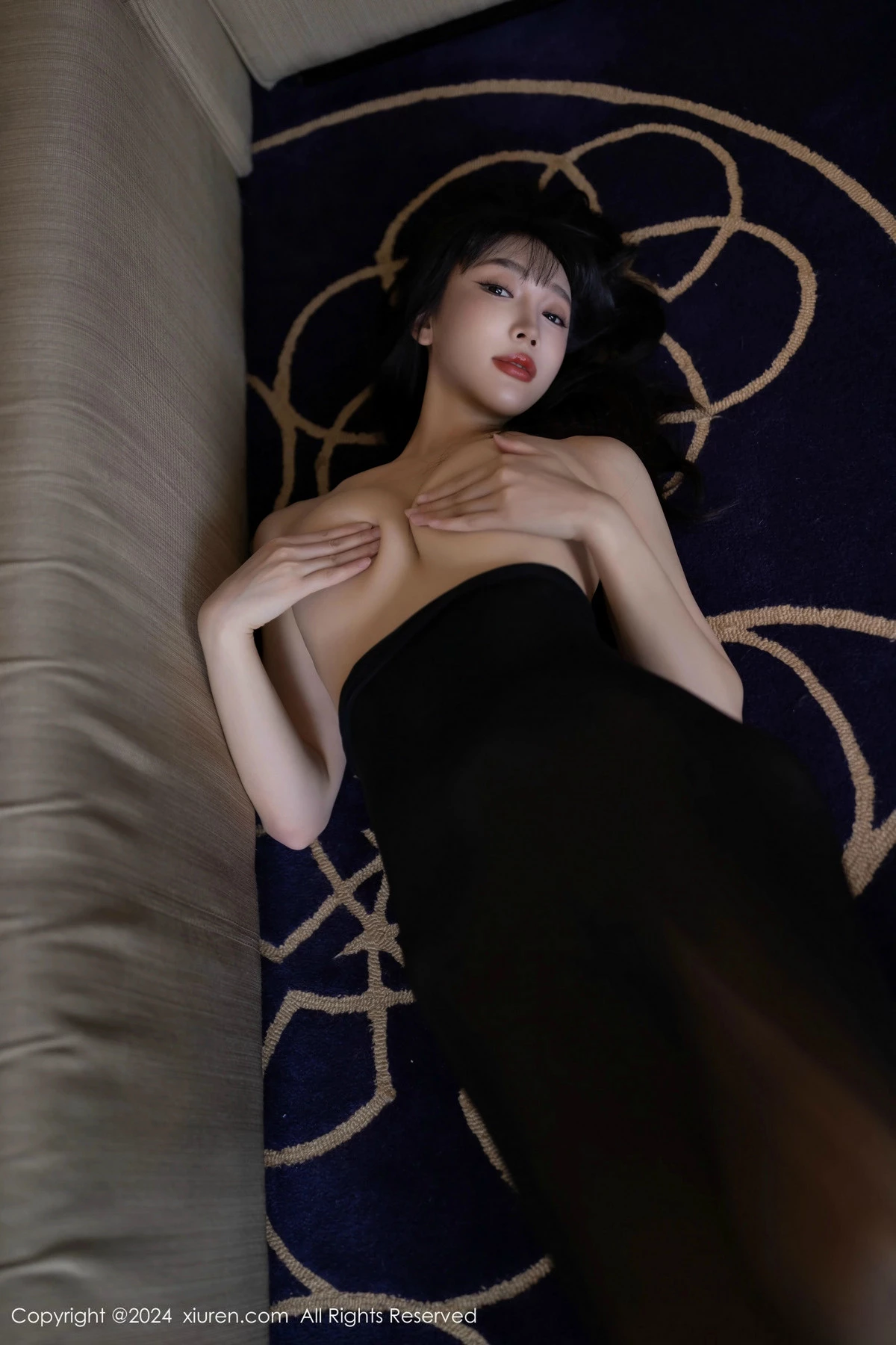 [[XiuRen秀人网]秀人网]No.9590_模特陆萱萱私房性感黑色连体丝袜秀曼妙身姿翘臀美腿诱惑写真81P