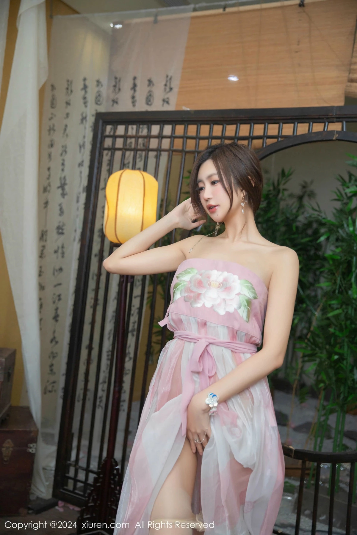 [[XiuRen秀人网]秀人网]No.9475_女神绮里嘉ula私房性感轻透古风薄纱服饰秀曼妙身姿撩人诱惑写真80P