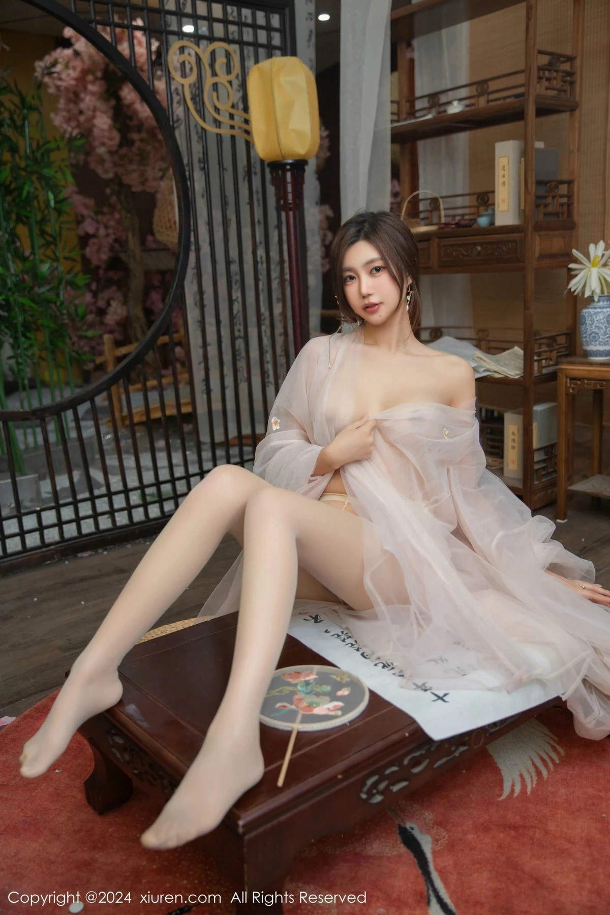 [[XiuRen秀人网]秀人网]No.9475_女神绮里嘉ula私房性感轻透古风薄纱服饰秀曼妙身姿撩人诱惑写真80P