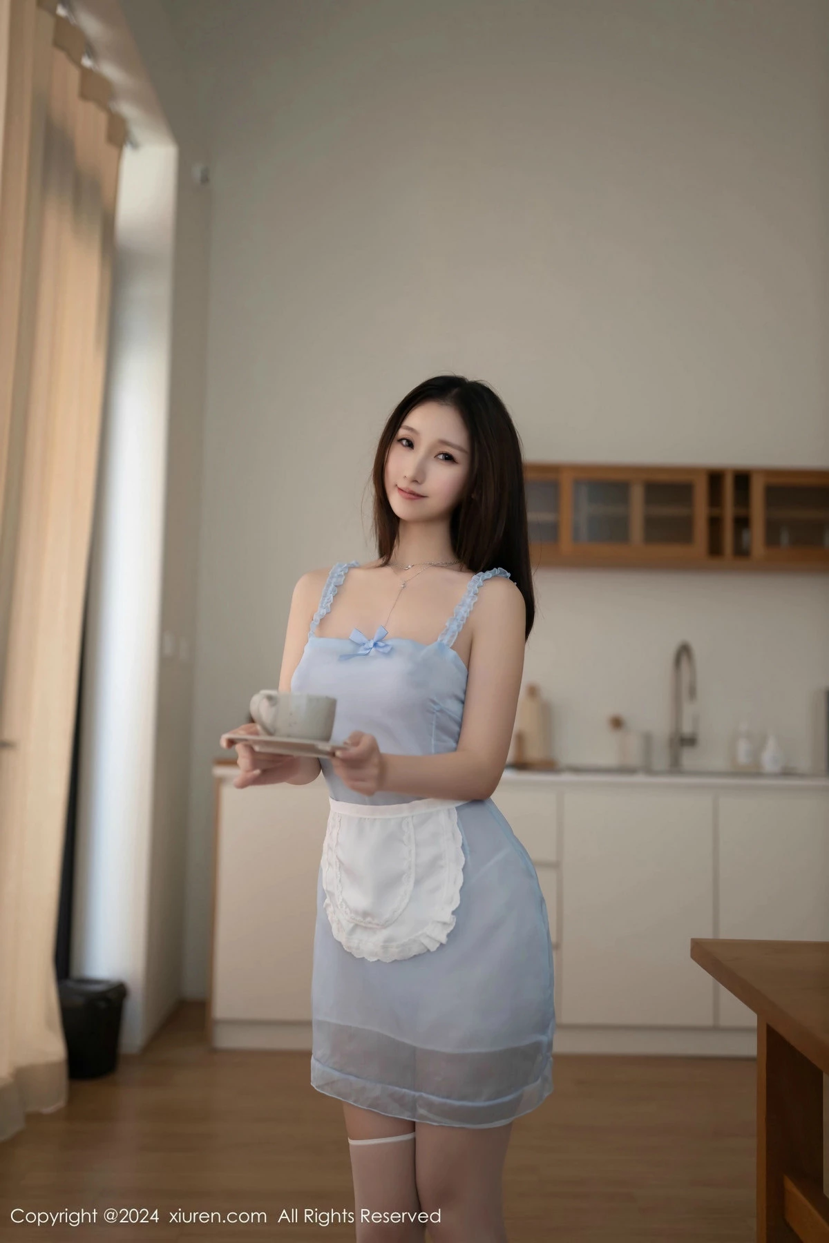 [[XiuRen秀人网]秀人网]No.9676_模特合集鱼子酱＆杏子Yada性感姐妹花白丝袜秀美腿撩人诱惑写真81P