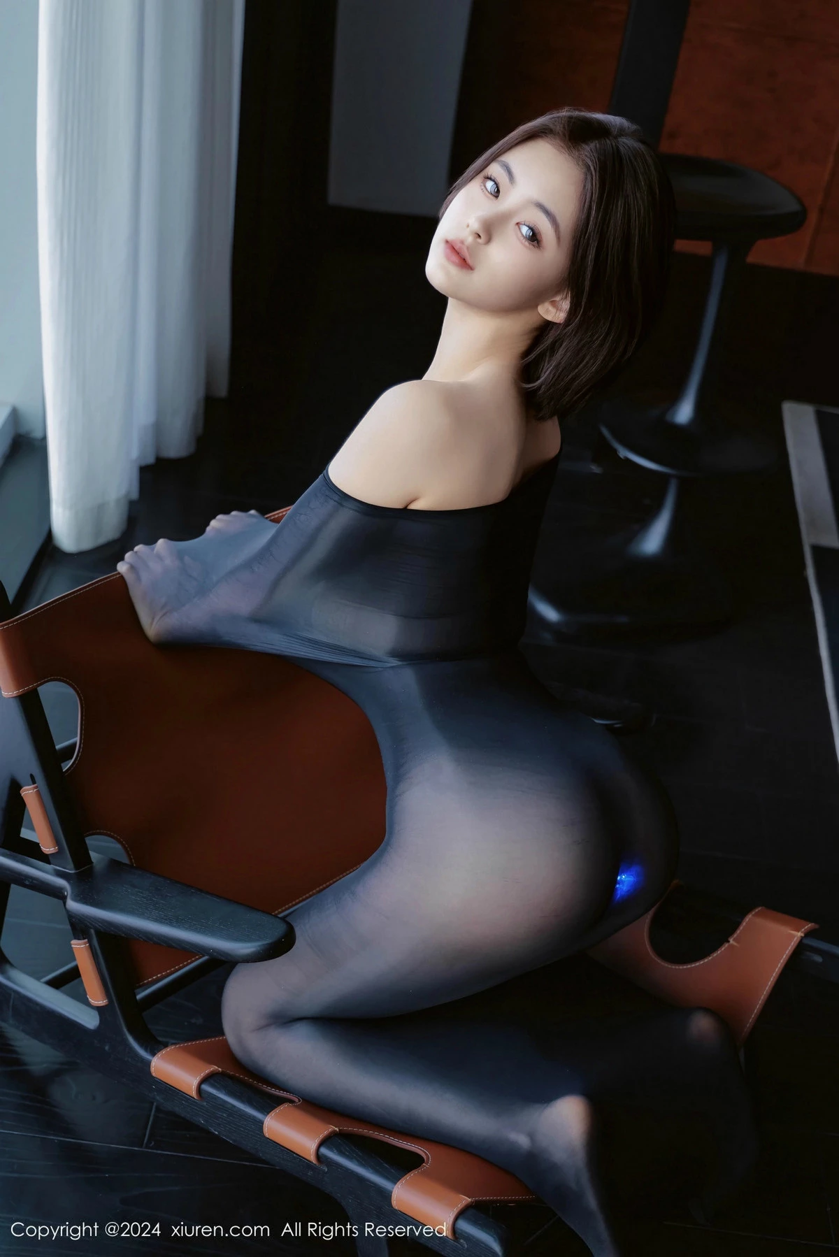 [[XiuRen秀人网]秀人网]No.9684_新人模特小橘子orange私房性感黑色连衣丝袜秀曼妙身姿诱惑写真69P