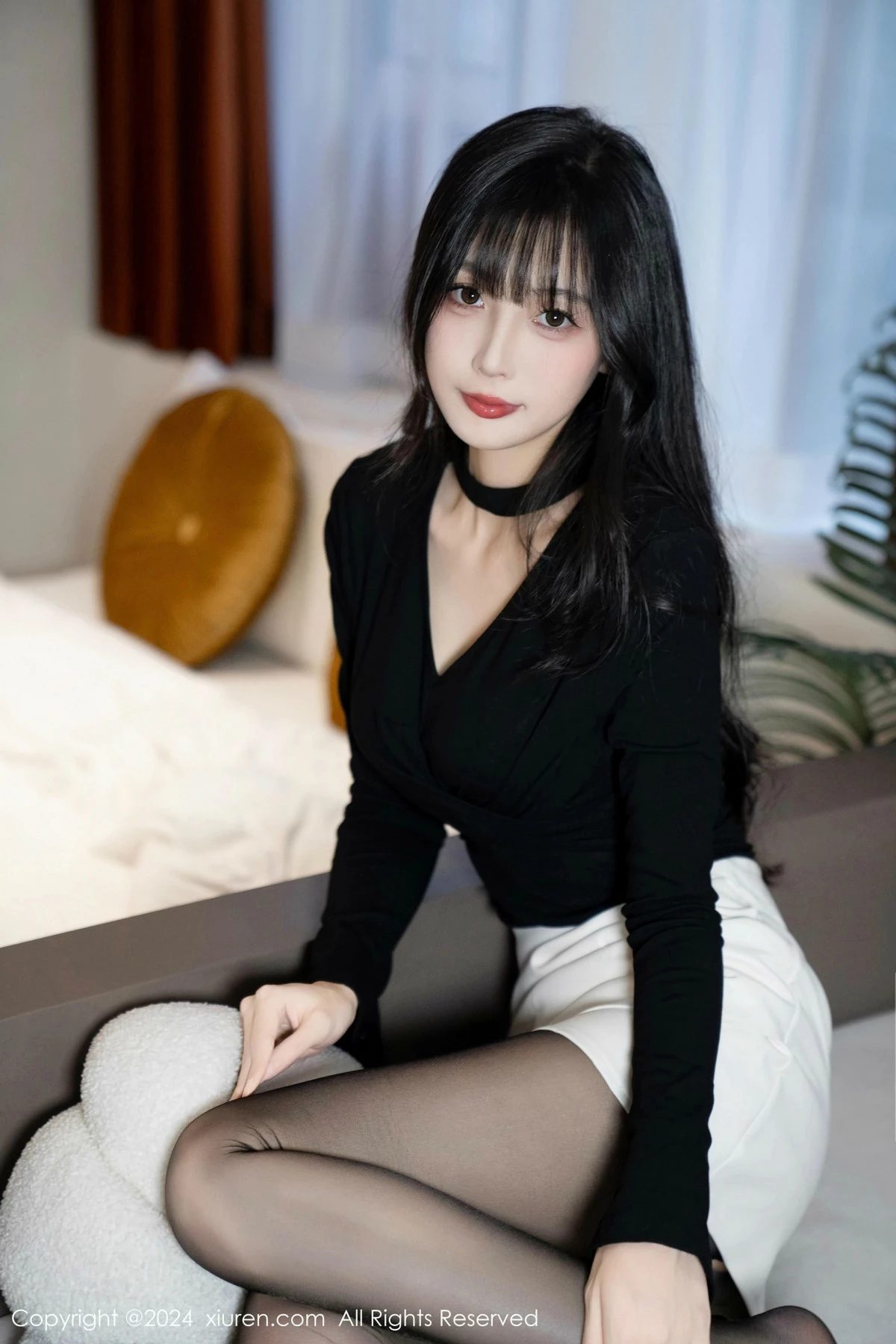 [[XiuRen秀人网]秀人网]No.9691_模特林星阑性感墨绿色内衣配超薄黑丝秀曼妙身姿迷人诱惑写真100P