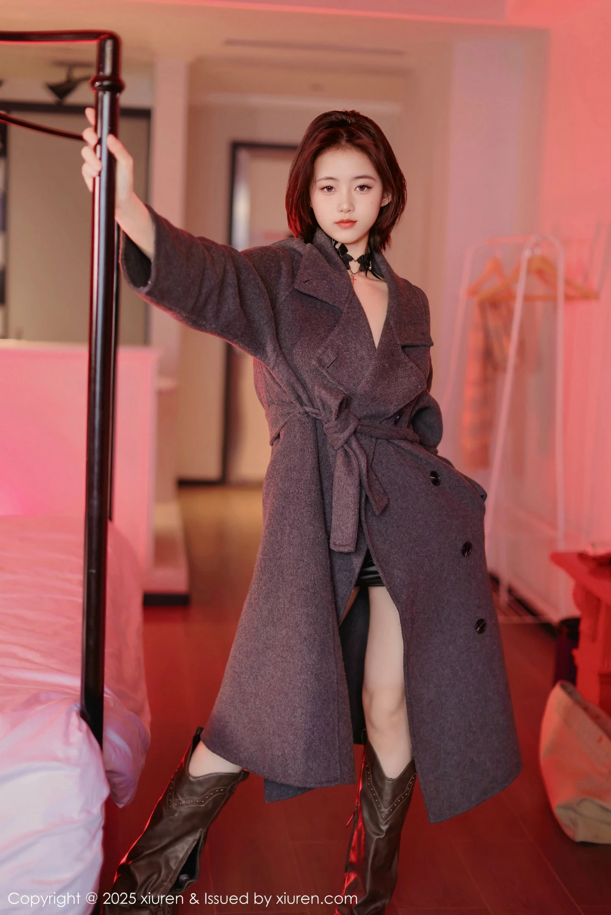 [[XiuRen秀人网]秀人网]No.9727_模特小橘子orange私房性感黑色轻透连体内衣秀完美身材诱惑写真79P