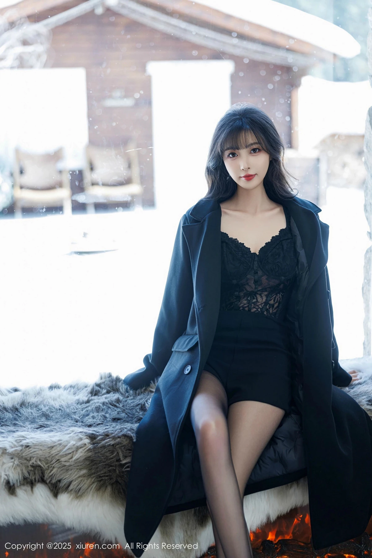 [[XiuRen秀人网]秀人网]No.9749_模特林星阑性感黑色情趣内衣配超薄黑丝秀曼妙身姿完美诱惑写真101P