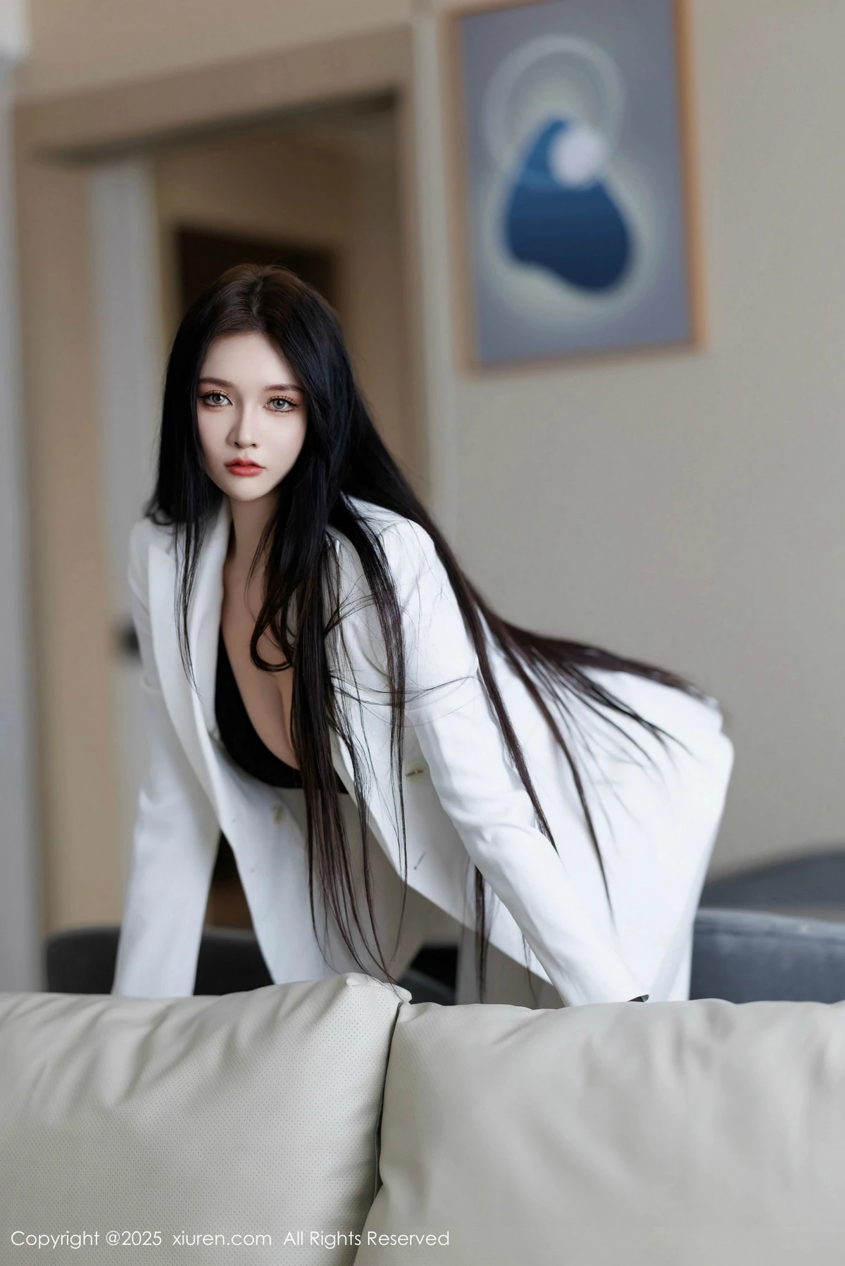 [[XiuRen秀人网]秀人网]No.9755_模特娜比性感黑色情趣内衣配黑丝吊袜秀凹凸身材完美诱惑写真91P