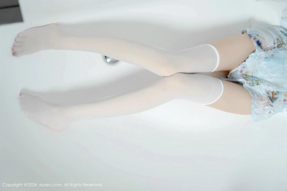 [[XiuRen秀人网]秀人网]No.9632_模特林星阑性感浅蓝色连衣短裙配白色丝袜秀曼妙身姿诱惑写真85P