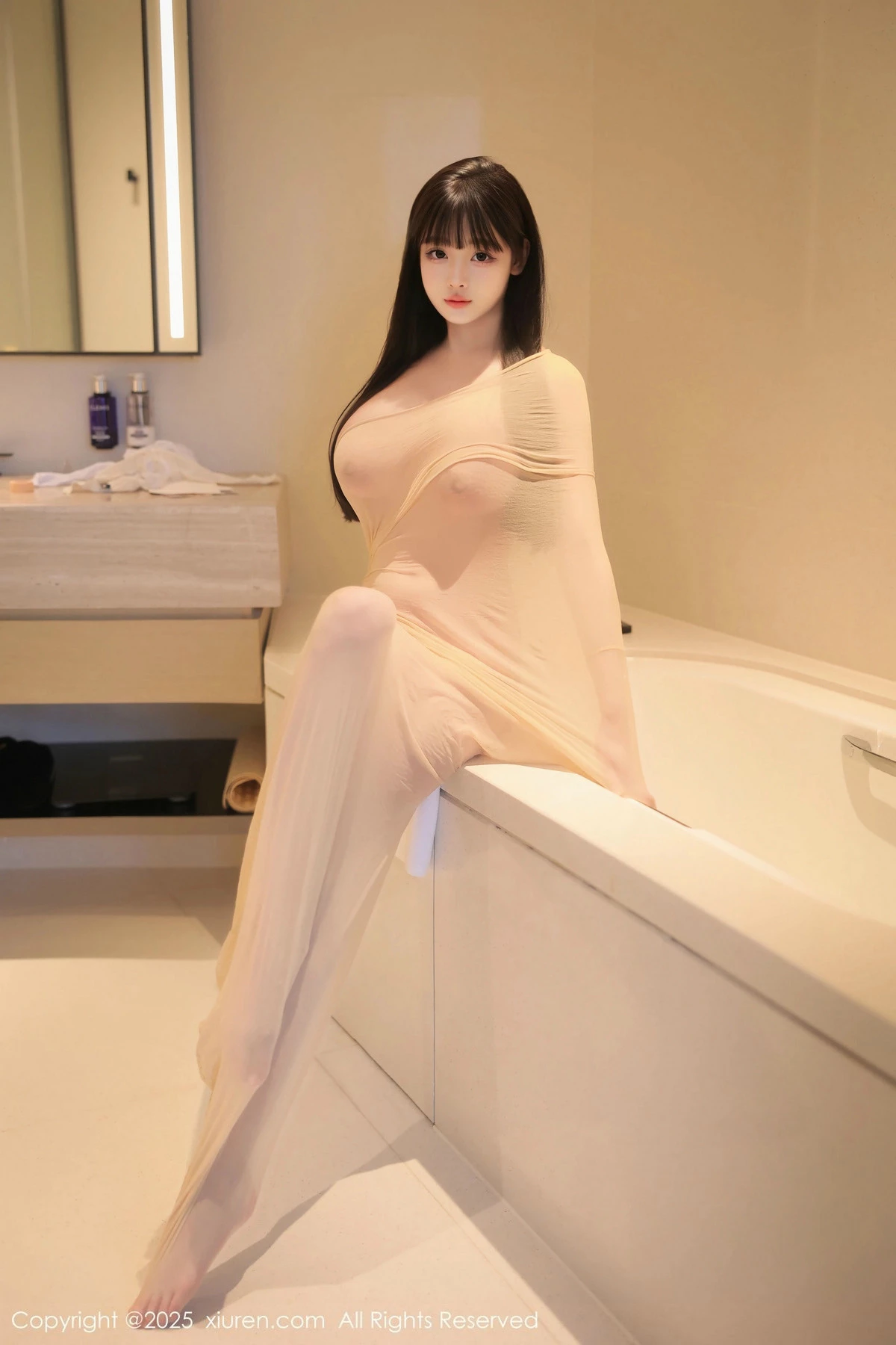 [[XiuRen秀人网]秀人网]No.9825_新人模特余安安性感超薄原色丝袜连体衣秀凹凸身材惹火诱惑写真83P