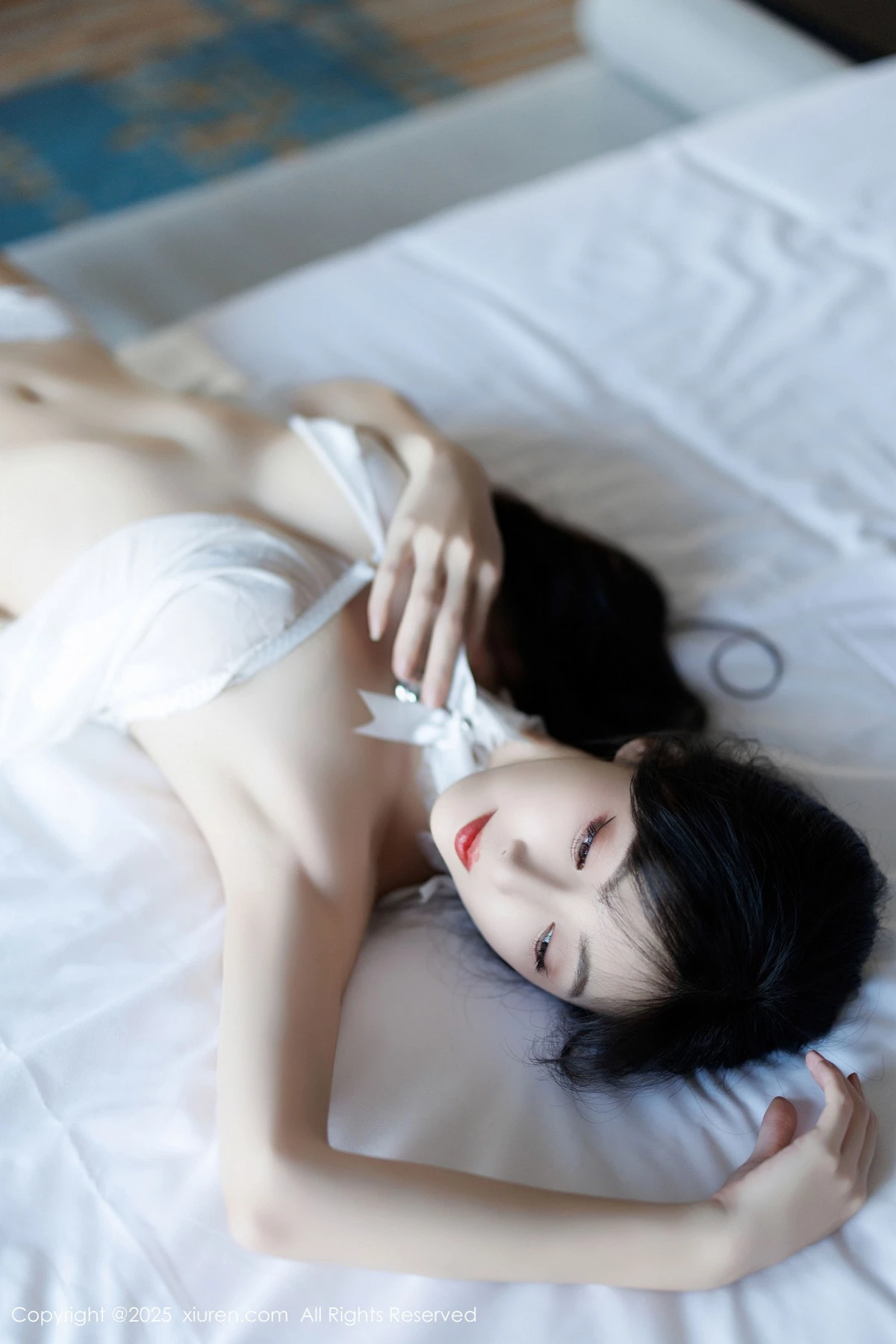 [[XiuRen秀人网]秀人网]No.9863_模特林星阑性感浅色连衣短裙+白色情趣内衣秀曼妙身姿诱惑写真83P