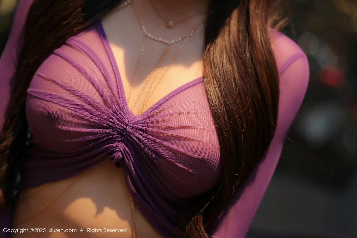 [[XiuRen秀人网]秀人网]No.9876_模特媃柔rourou私房性感紫色情趣服饰秀惹火身材撩人诱惑写真80P