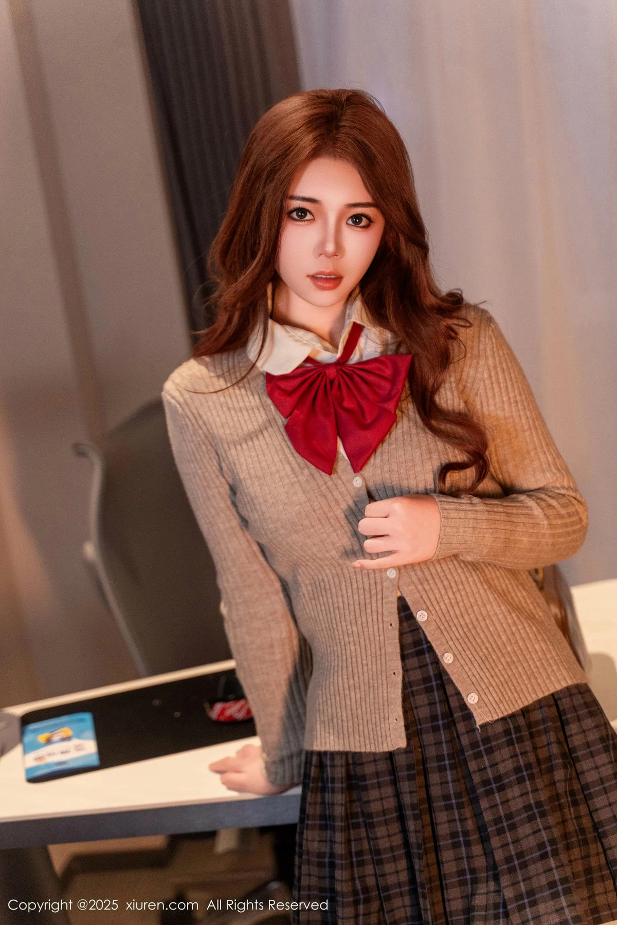 [[XiuRen秀人网]秀人网]No.9974_模特沐娜娜私房调教主题性感白色三点式内衣秀惹火身材诱惑写真103P