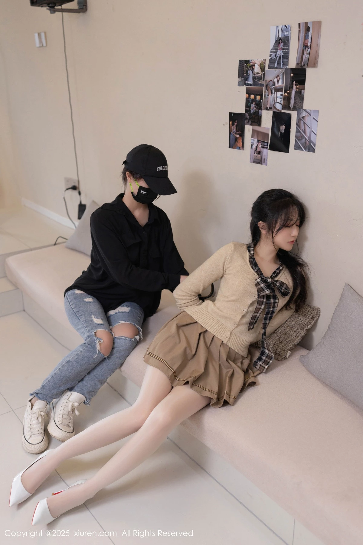 [[XiuRen秀人网]秀人网]No.9988_模特鱼子酱Fish性感浅色短裙配开档白丝秀曼妙身姿完美诱惑写真82P