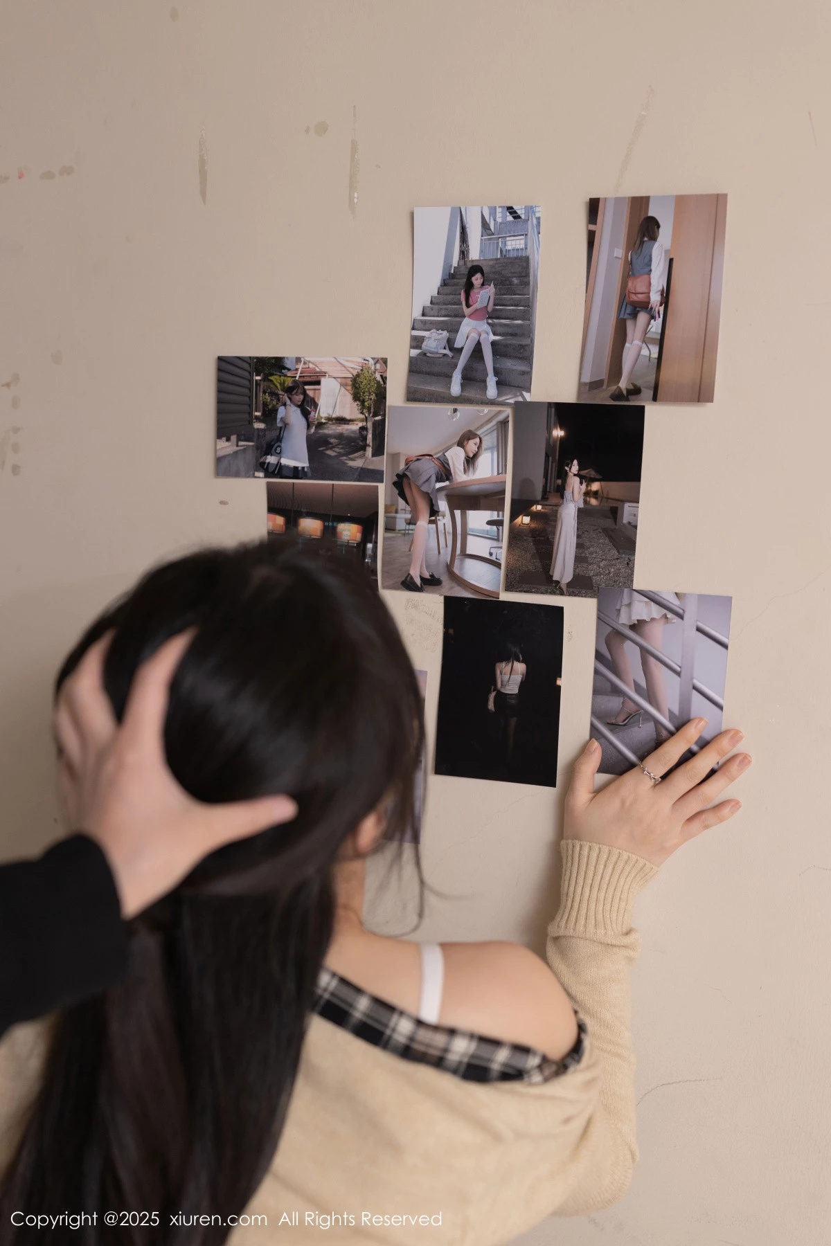 [[XiuRen秀人网]秀人网]No.9988_模特鱼子酱Fish性感浅色短裙配开档白丝秀曼妙身姿完美诱惑写真82P