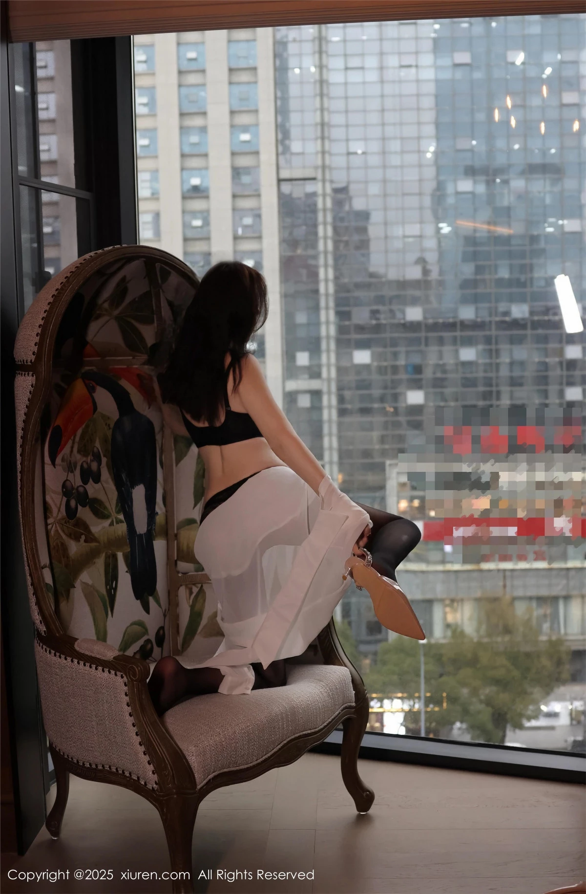 [[XiuRen秀人网]秀人网]No.9983_模特小薯条nienie纪念日主题性感白衬衫配超薄黑丝秀美腿诱惑写真106P