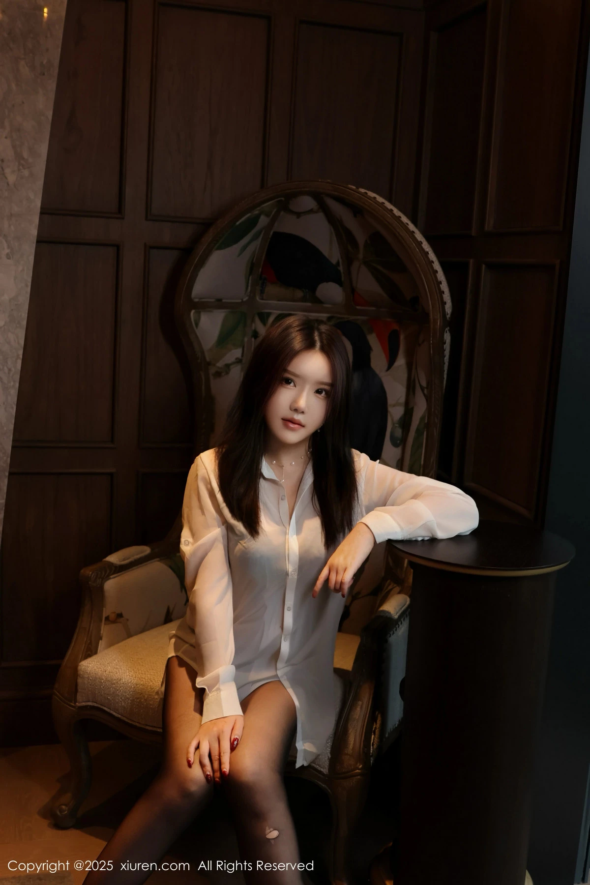 [[XiuRen秀人网]秀人网]No.9983_模特小薯条nienie纪念日主题性感白衬衫配超薄黑丝秀美腿诱惑写真106P